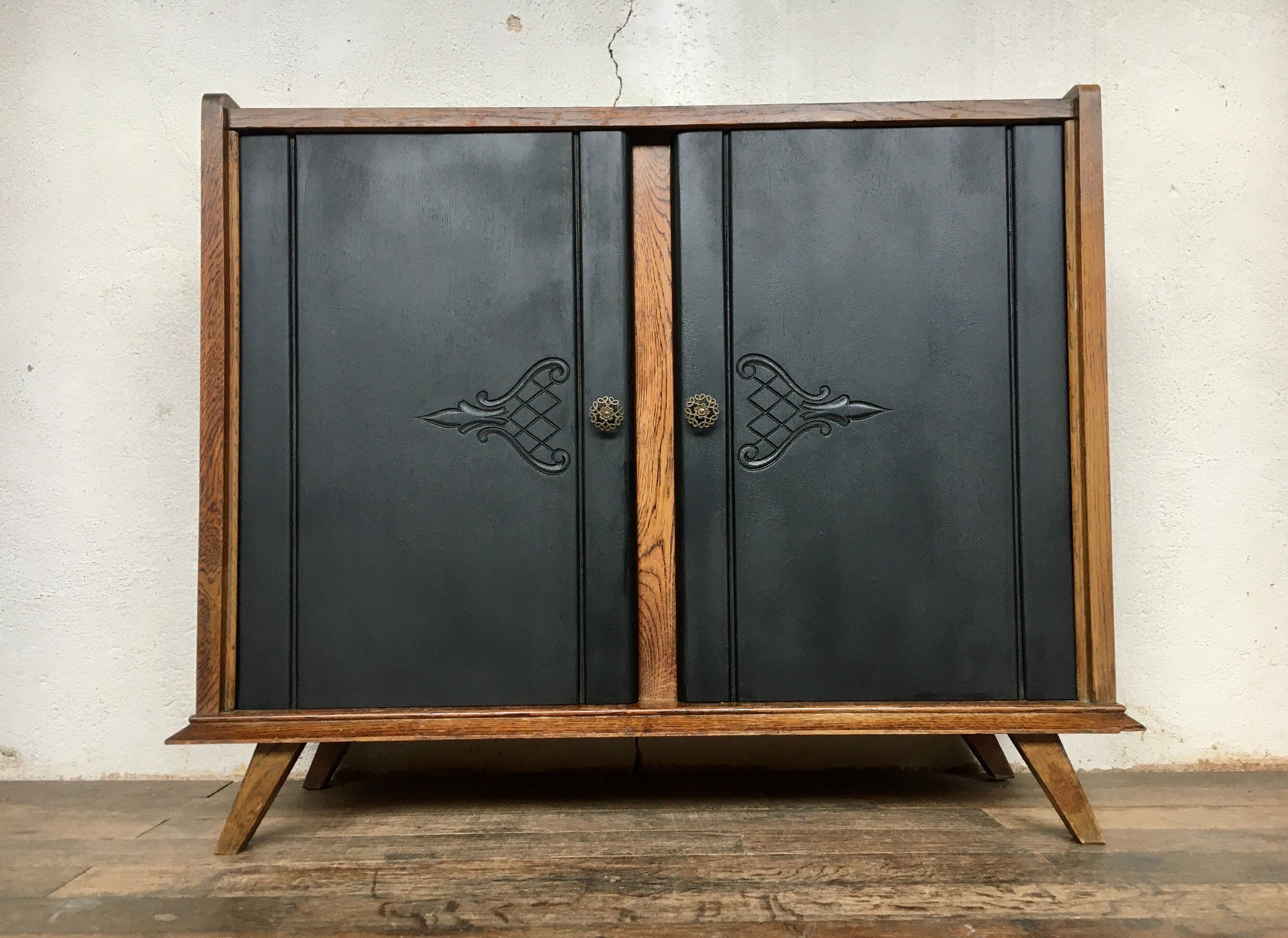 Mini vintage oak buffet 1950/1960