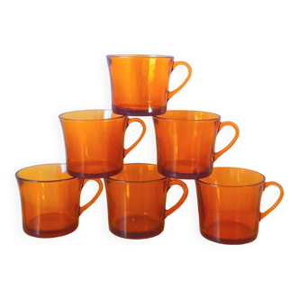 Duralex 70s glass mugs