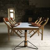 Dining table and 4 chairs set Marc Held Design 1980