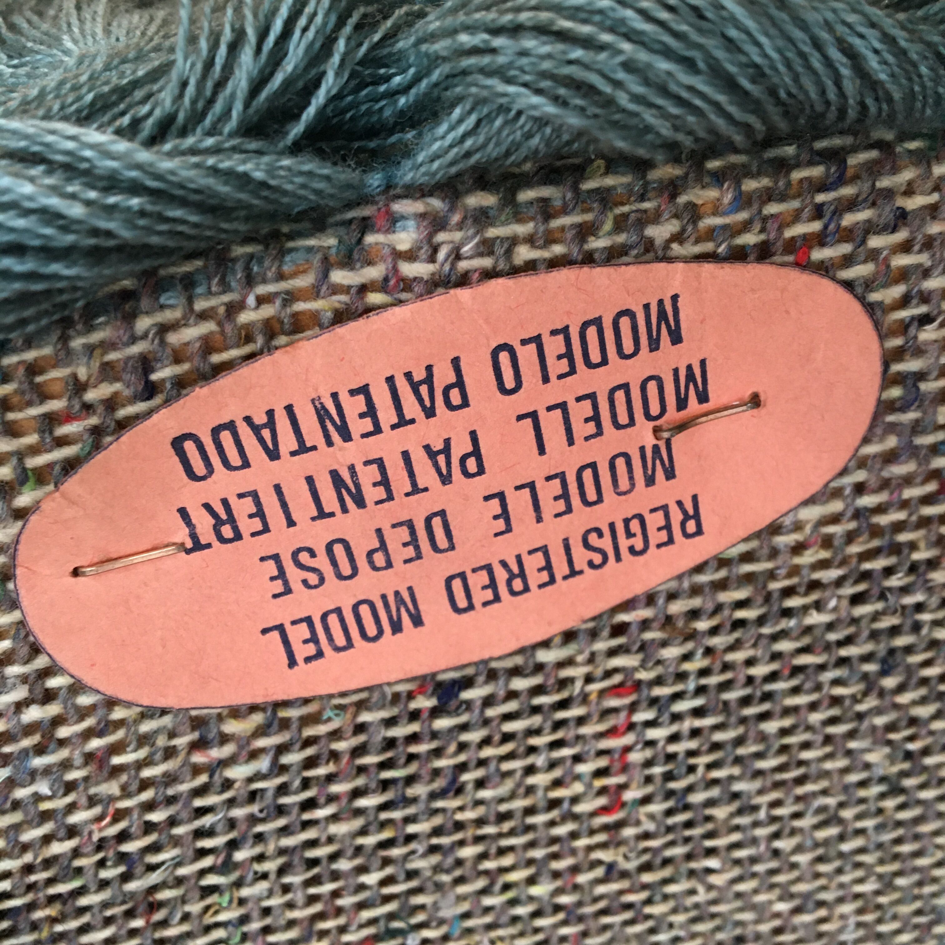 Glacier blue velvet toad heater chair