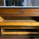 Wooden and marble sideboard