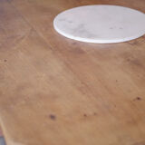 Old wooden farm table