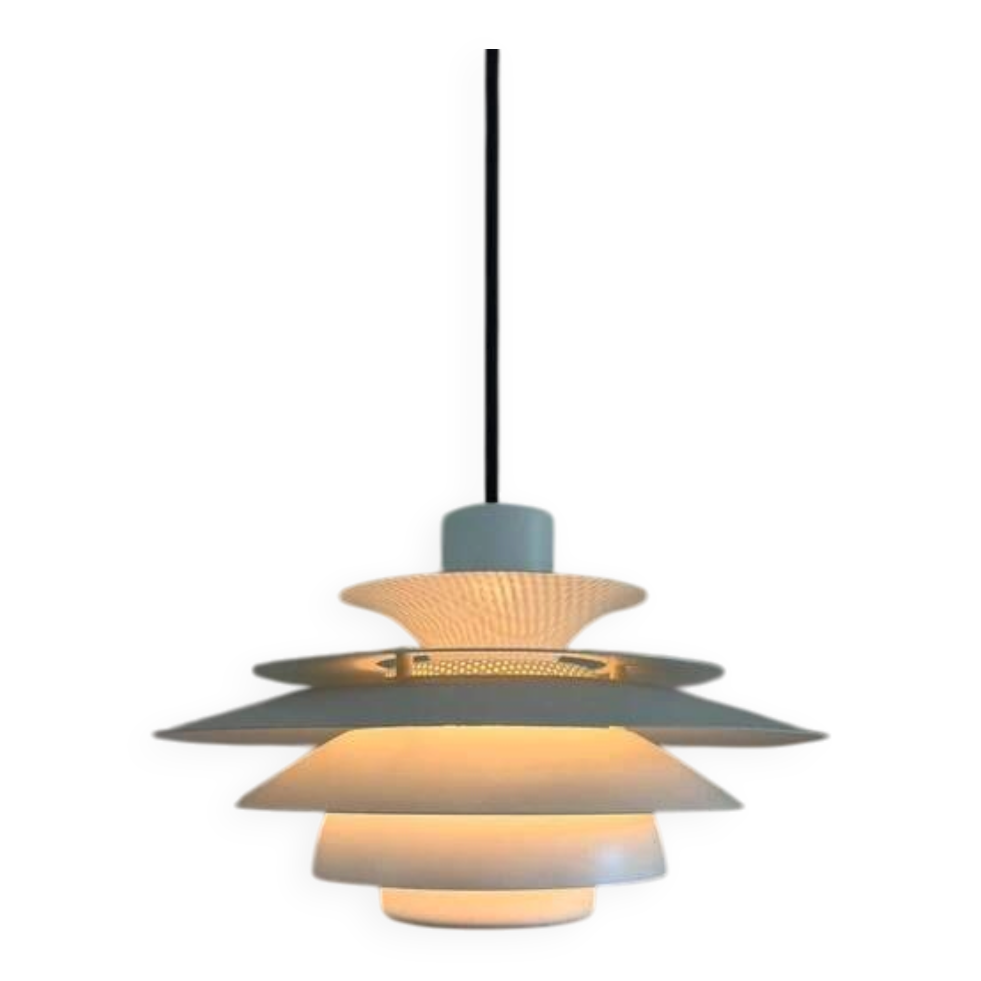 Vintage Verona style lamp - Danish design lamp - multi layered pendant