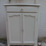 Small buffet, reimagined storage unit in beige.