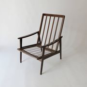 Scandinavian teak armchair, vintage design from the 1970s.