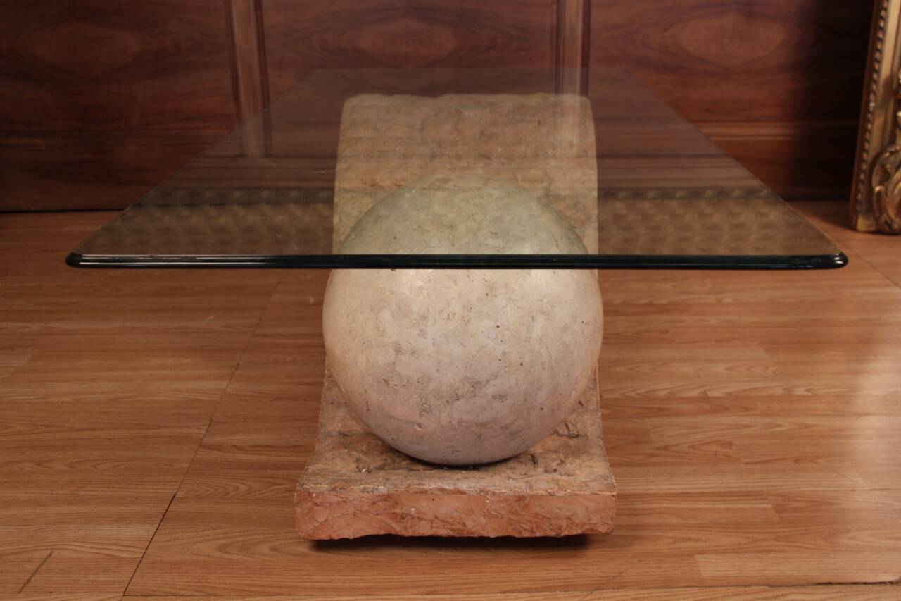 Mactan Stone Coffee Table By Magnussen Ponte, 1980s