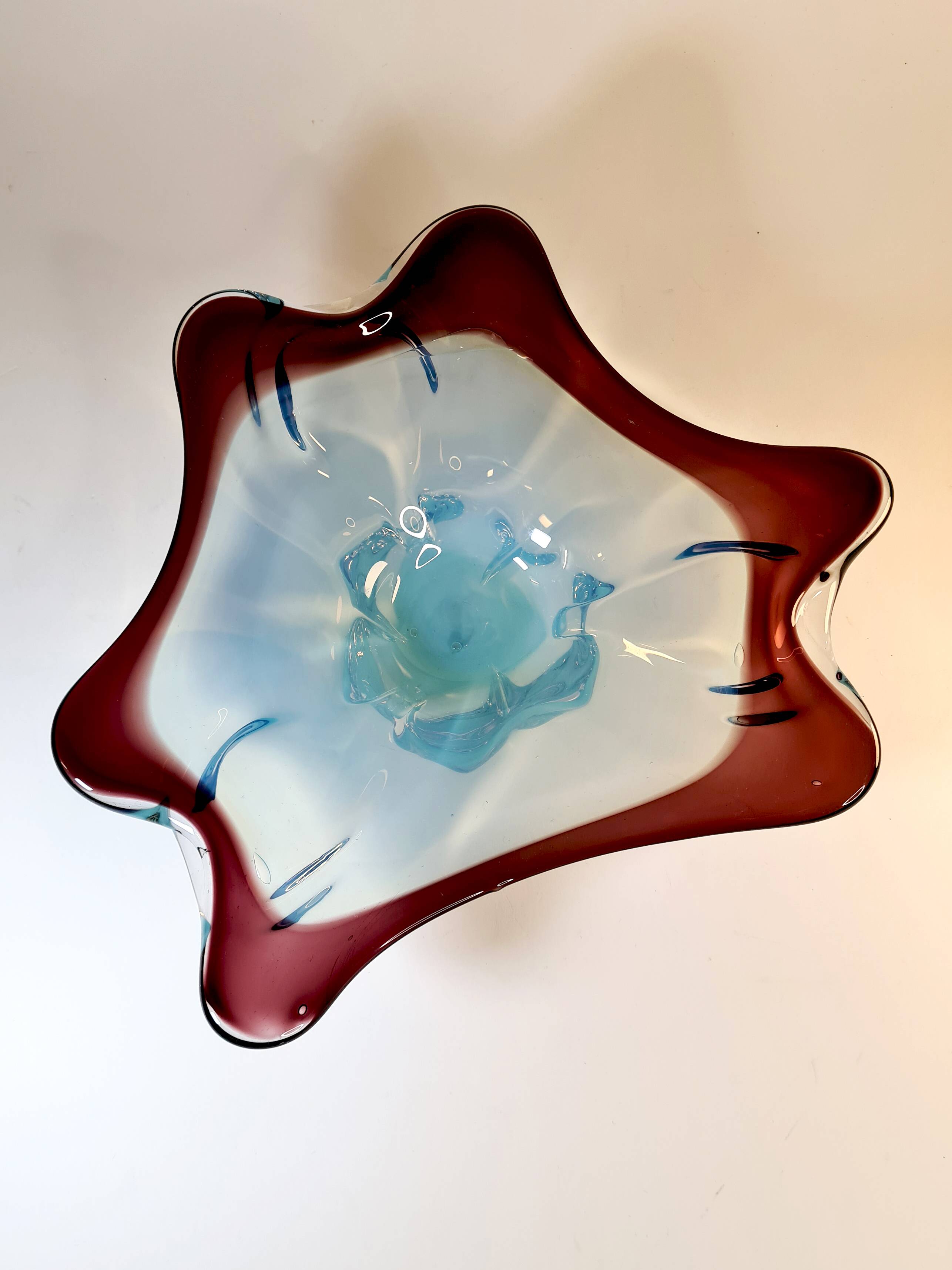 Large Murano glass centrepiece 🌊