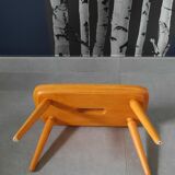 Mini stool with compass legs