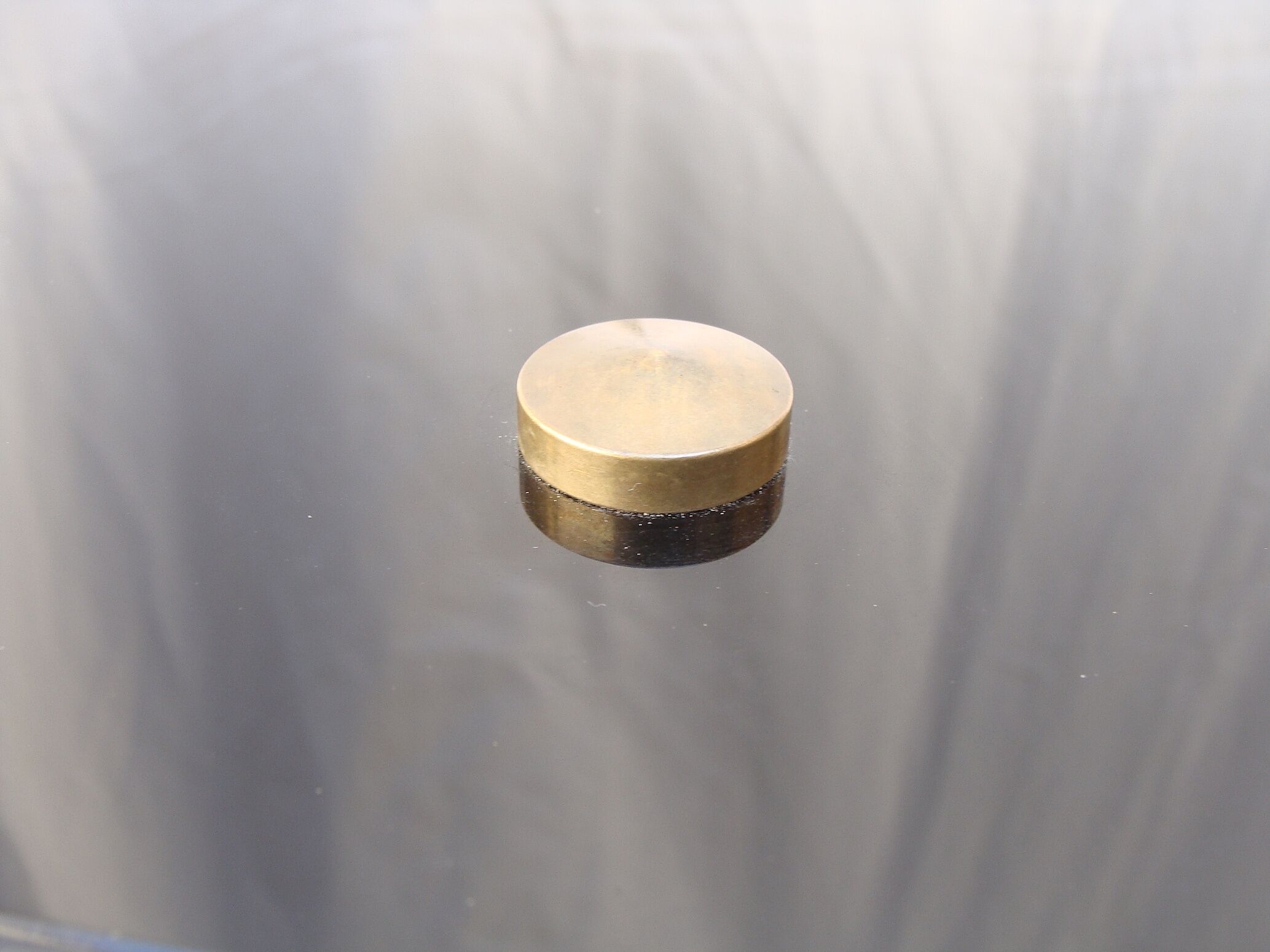 Black glass coffee table 1950