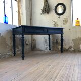 Napoleon Antique blackened wooden desk