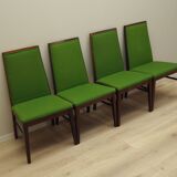 Ensemble de quatre chaises en palissandre, design danois, années 1970, éditeur : Dyrlund