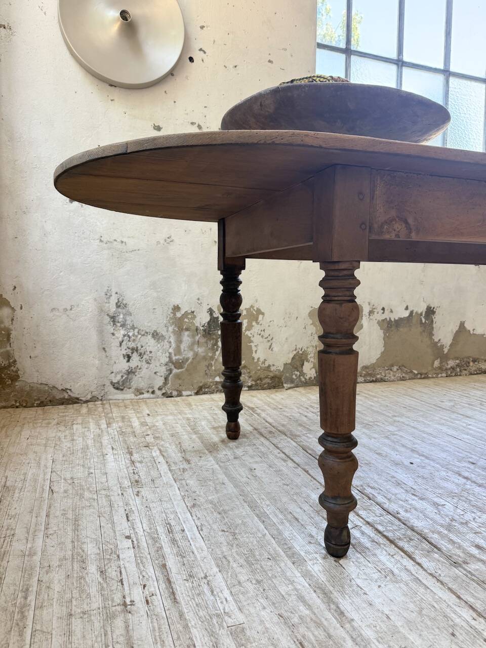 Oval farmhouse table 250cm pine