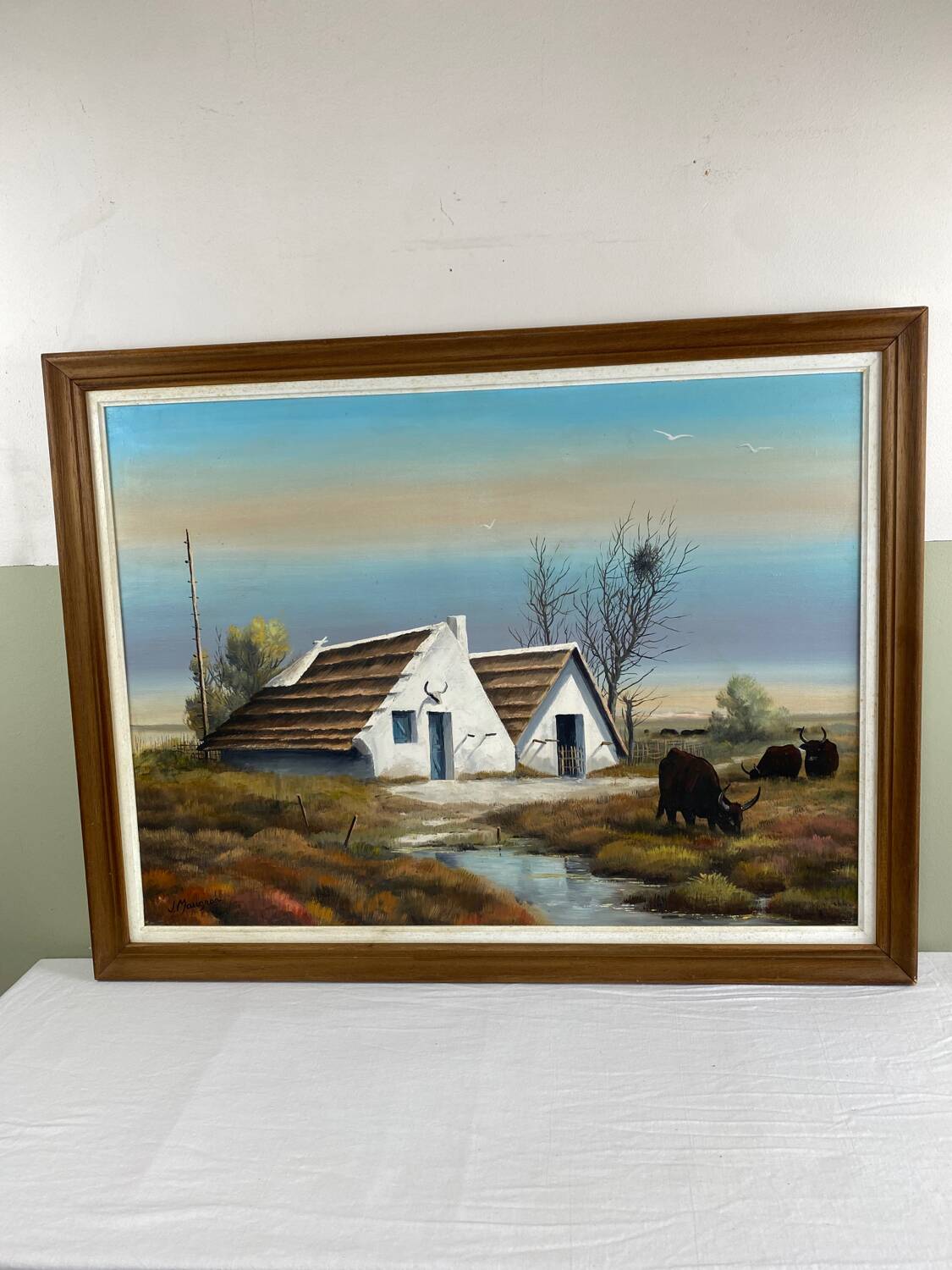 Keeper's huts by Jean Marignan