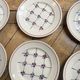 6 assiettes plates Badonviller modèle Normandie