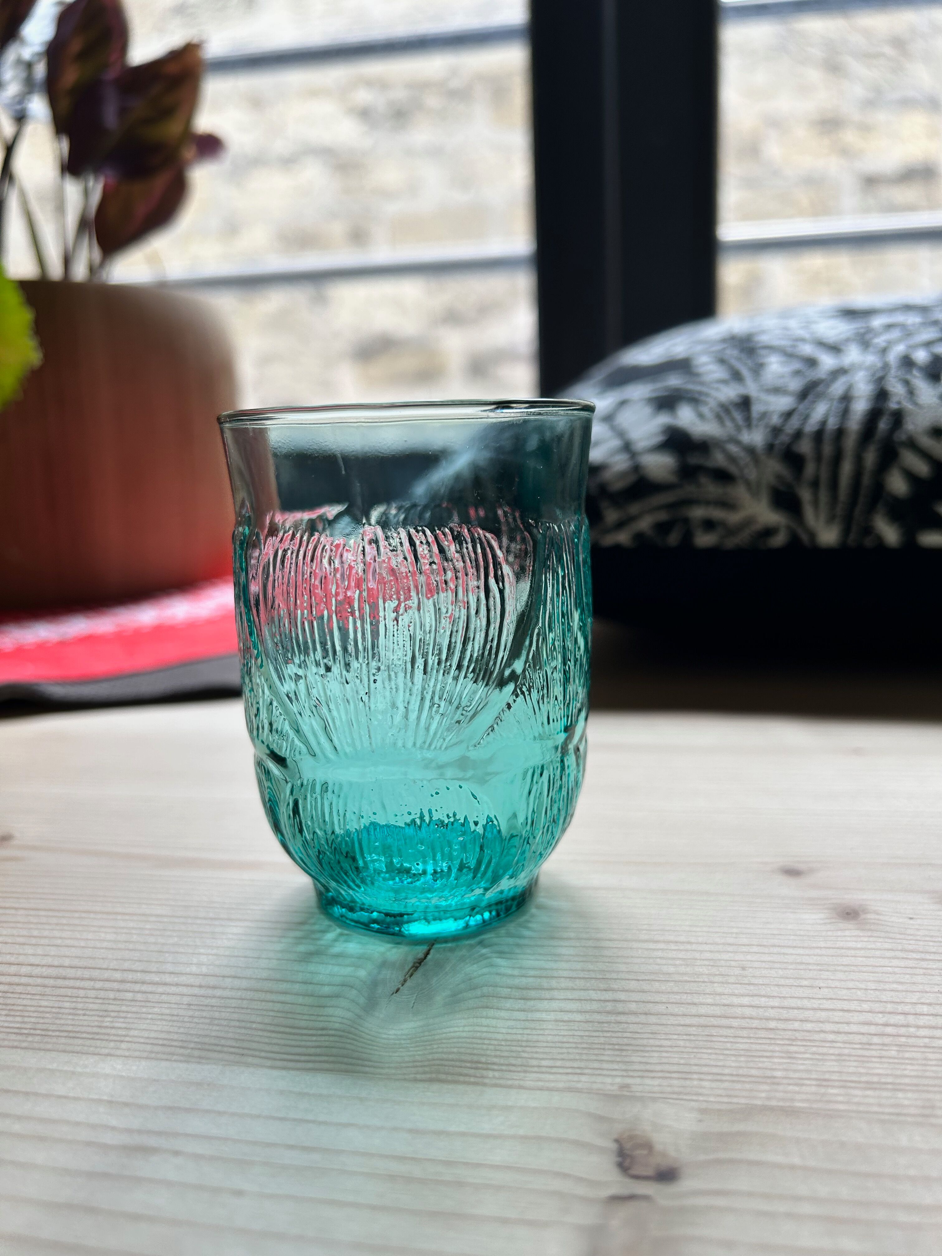 Arcoroc cobalt blue glasses