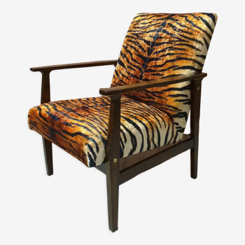 Renovated armchair BW-14, Tiger, Poland 1960s