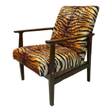Fauteuil rénové BW-14, Tiger, Pologne années 1960