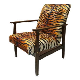 Fauteuil rénové BW-14, Tiger, Pologne Années 1960