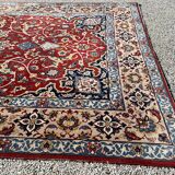 Isfahan Wool and Silk Carpet, Circa 1950