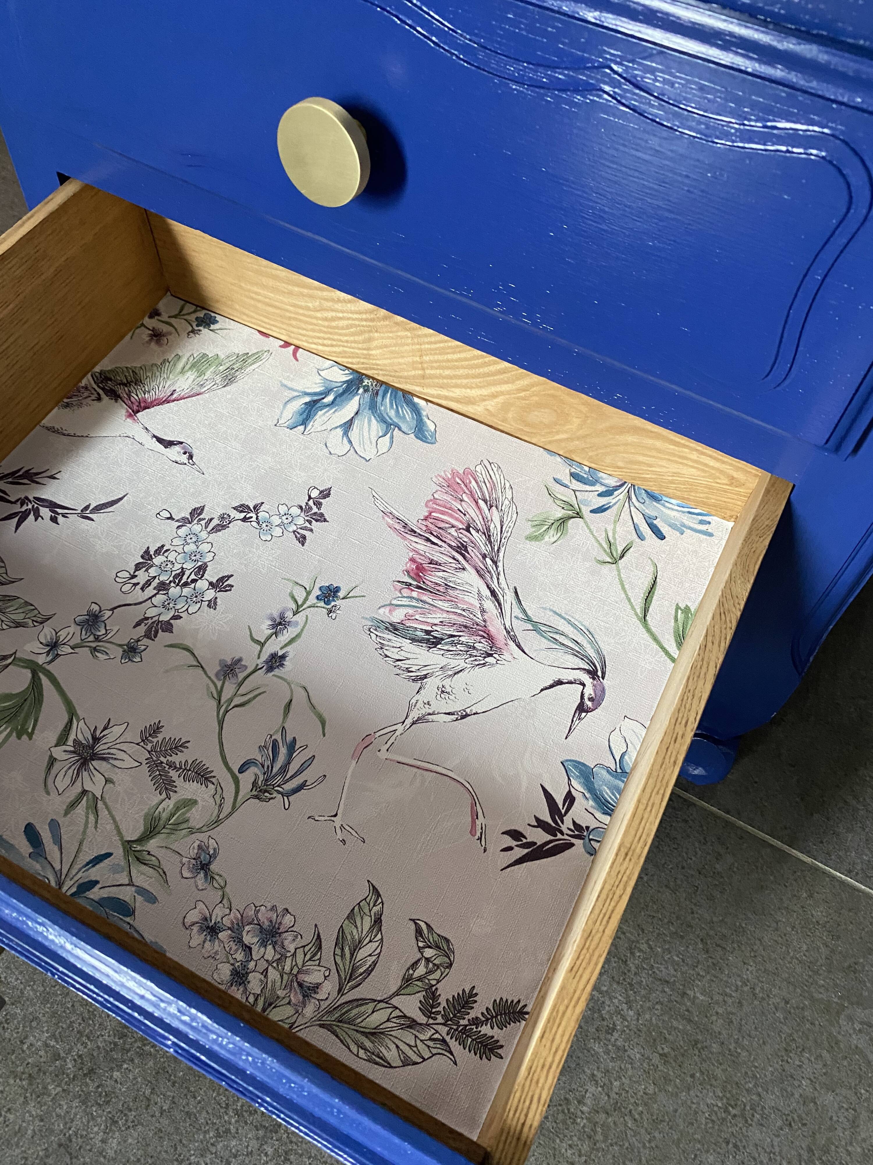 Semainier 7 drawers blue outremer