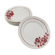 8 flat plates porcelain Saint Amand