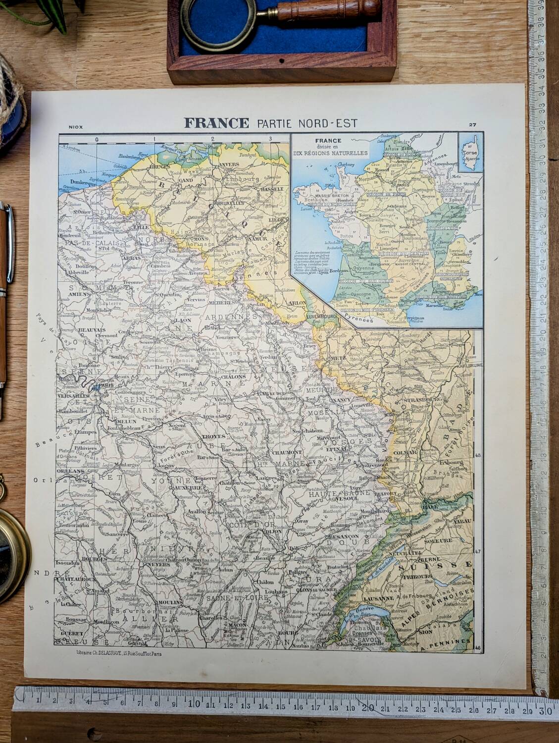 Printed in 1900, Northeast France.