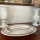 Art Deco silver metal dish