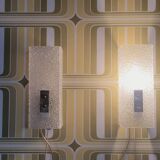 Pair of 60's Perspex wall lights