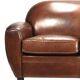 Vintage leather club sofa