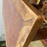 Table bistrot bois et laiton