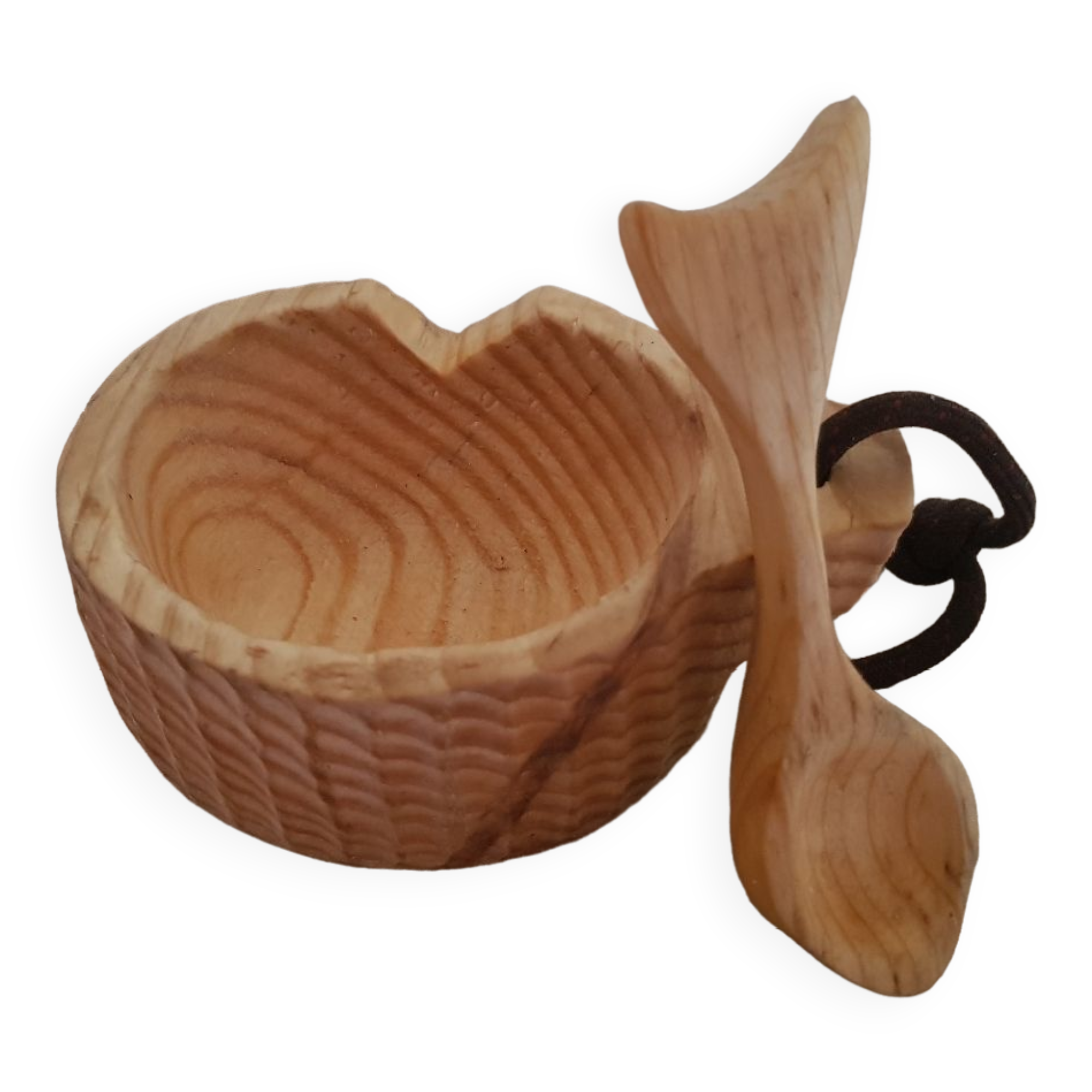 Kuksa cup and teaspoon