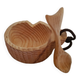 Kuksa cup and teaspoon