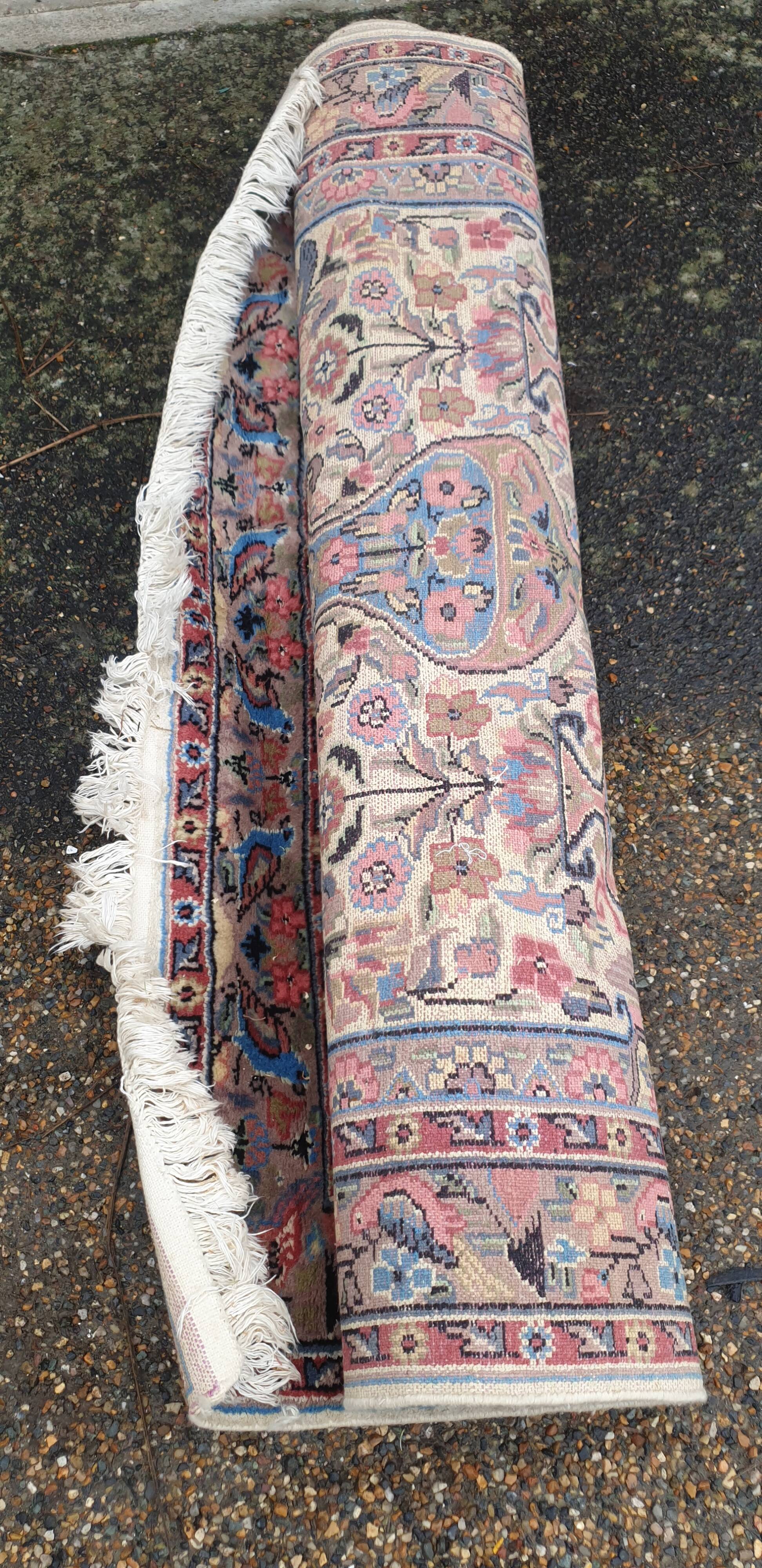Tapis d'Orient laine de soie
