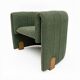 Pair of Italian Design Bouclè Armchairs