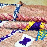 Moroccan Berber carpet hallway Boujaad vintage 320 x 78 cm