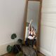 Rattan mirror