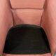 Paire de fauteuils bergères + 1 pouf Art Déco en bois laqué