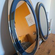 Pair of vintage italian mirrors from the 70s – attributed to cristal art