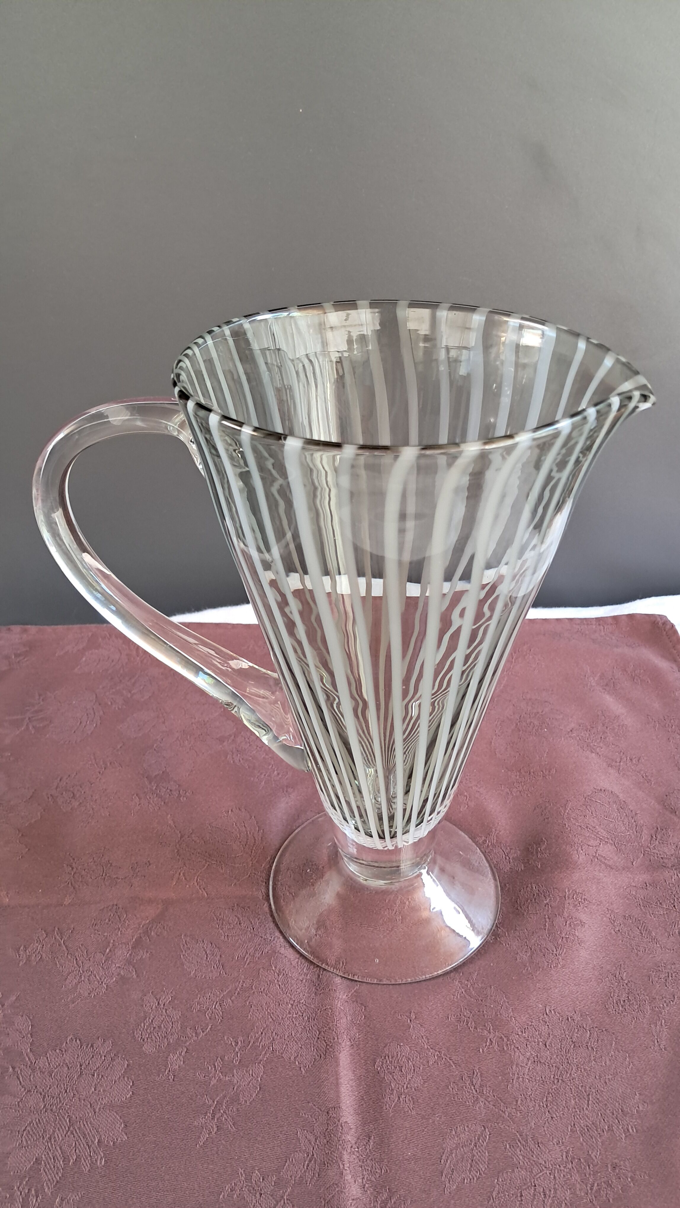 Grand pichet style Murano