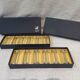 12 silver plated knife holders, goldsmith Ercuis St Louis XVI, arch shape