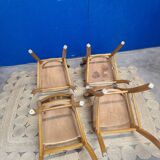 4 vintage luterma bistro chairs