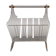 Mid century magazine rack in acrylic and brass, 1970s