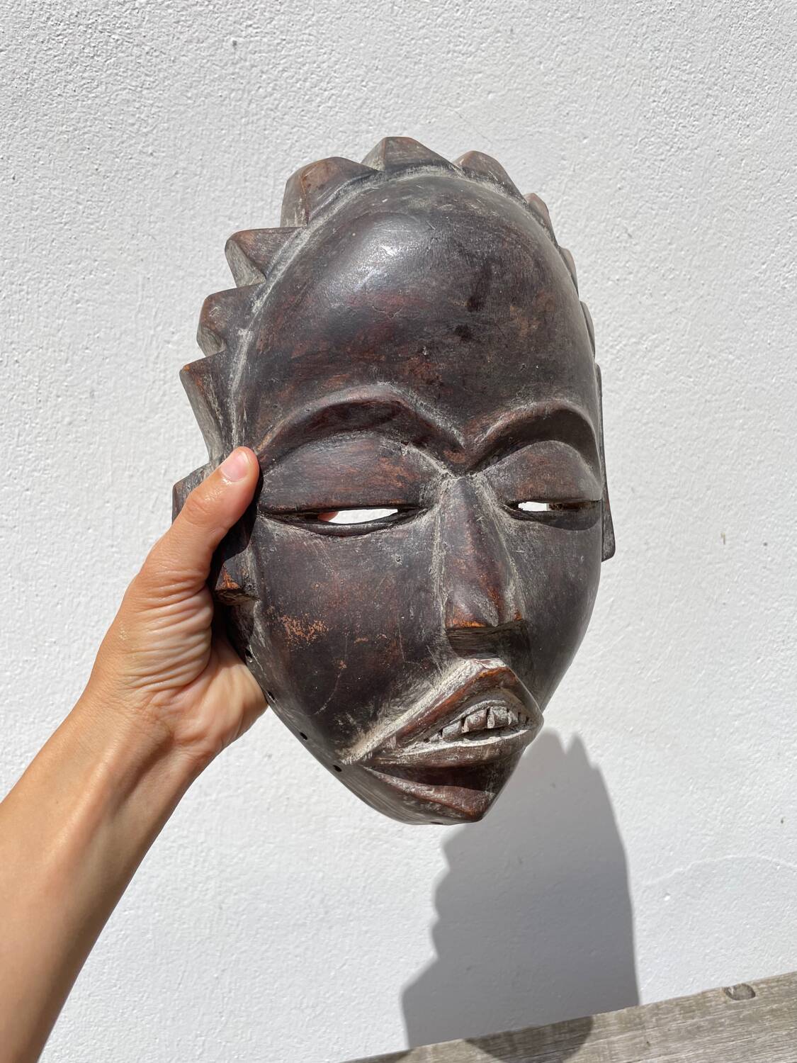 Minimalist African mask