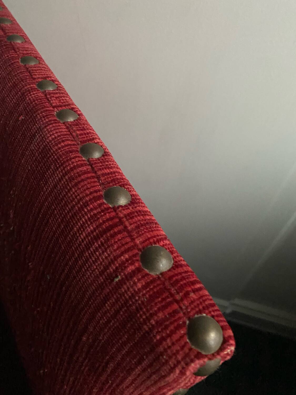 Louis XIII style armchair, 19th century.