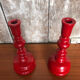 Old candle holders le bon marché turned wood