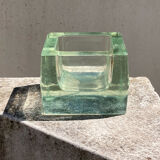 Empty pocket 70s molded glass