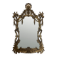 Miroir classique bois doré à la feuille d'or