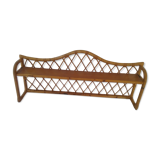 Rattan shelf