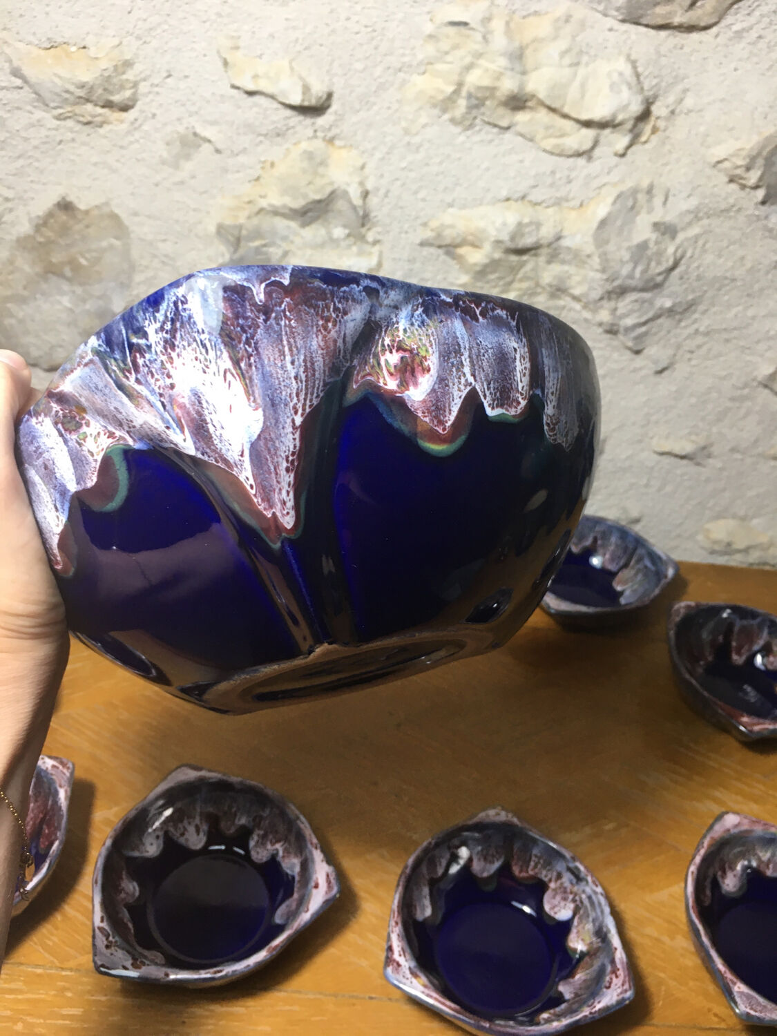 Ceramic set by Gaubier