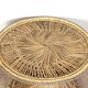 Diabolo rattan coffee table